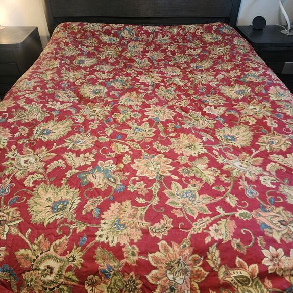 Chaps Other - Chaps King Bedding Set Cottage Rose Cottagecore Bold Feminine Woven Floral Shams